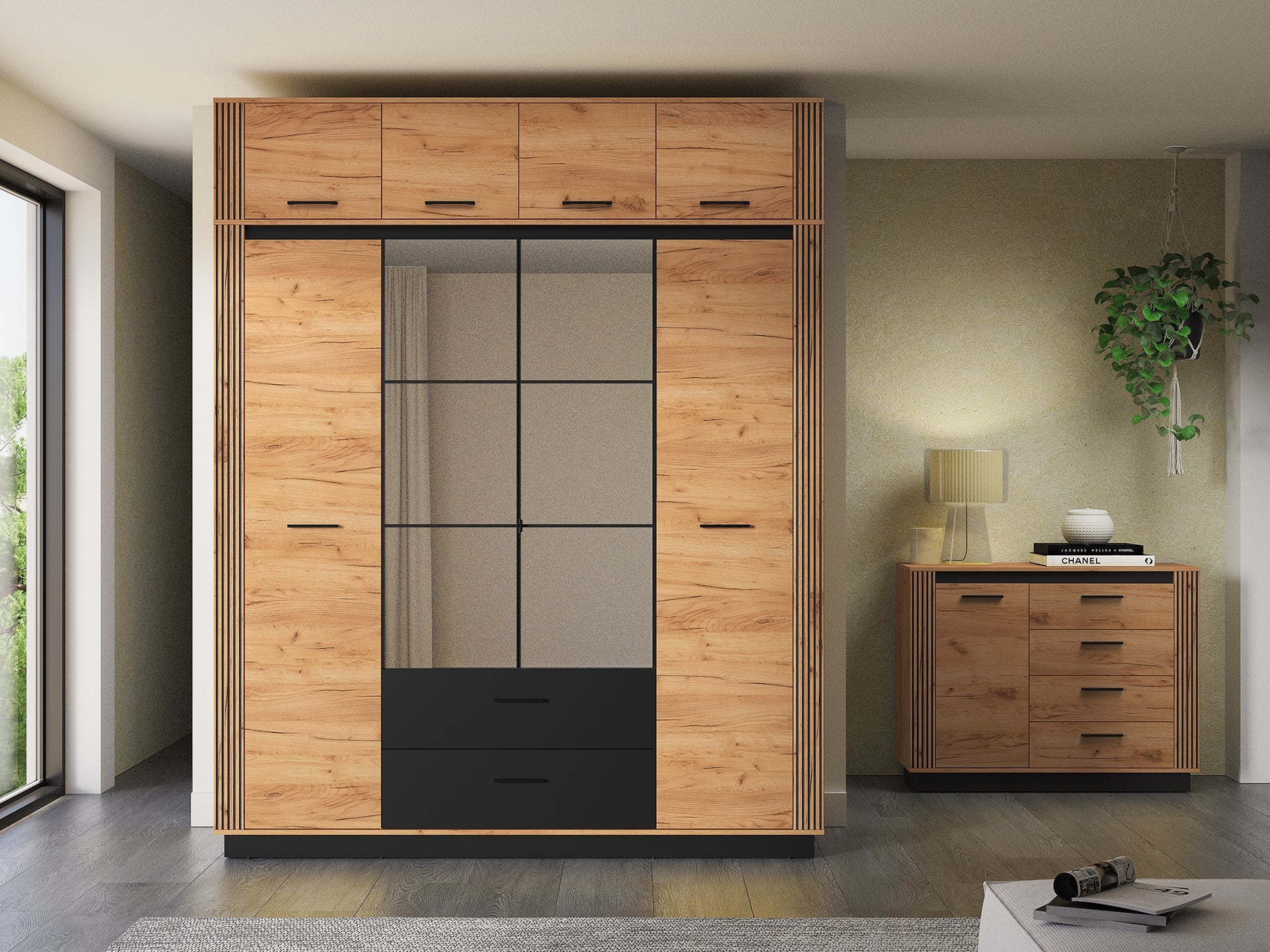 Extension de Garde-Robe en Chêne Craft Gold – Design Modulable et Résistant - Decora Home