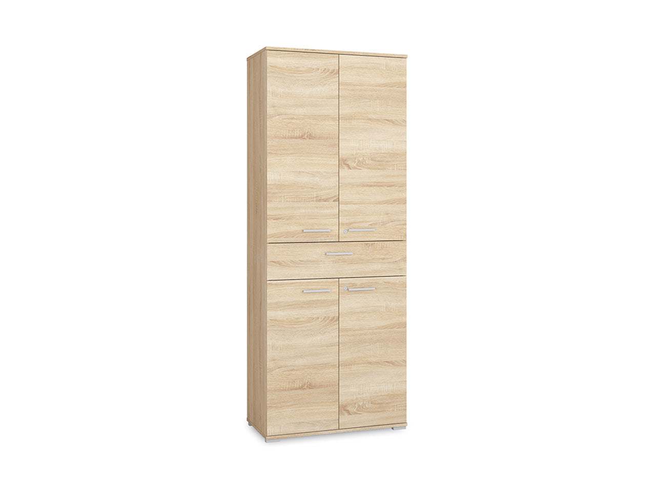 Armoire Moderne avec Serrure Standard   Bordure ABS et Panneau Laminé Résistant aux Rayures et à l'Humidité   Lumière de Sonoma|Offre Spéciale|Decora Home