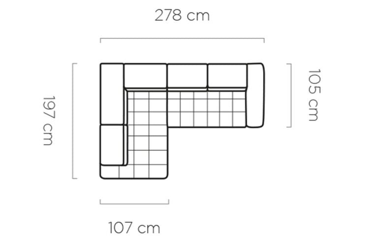 Canapé d’angle convertible électrique avec appuie-têtes réglables - Decora Home