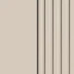 Cintre Cachemire, MDF Fraisé, 3 Supports Noirs pour Vêtements d'Extérieur - Decora Home
