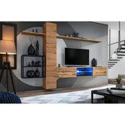 SWITCH M5 hanging wall unit, chêne Wotan — vue 2