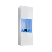 FLY 22 hanging display with a lit window, gloss white — vue 2