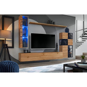 SWITCH M2 hanging wall unit, chêne Wotan — vue 2