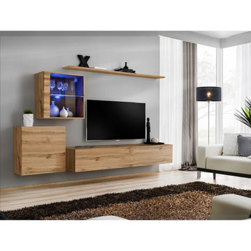 SWITCH XV hanging wall unit, chêne Wotan — vue 2