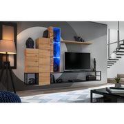 SWITCH M8 hanging wall unit, chêne Wotan — vue 2