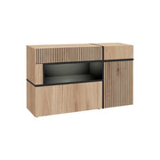 Commode CROSS 150 cm avec éclairage LED, hickory Jackson