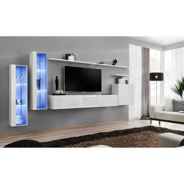 SWITCH XI hanging wall unit, blanc brillant — vue 2