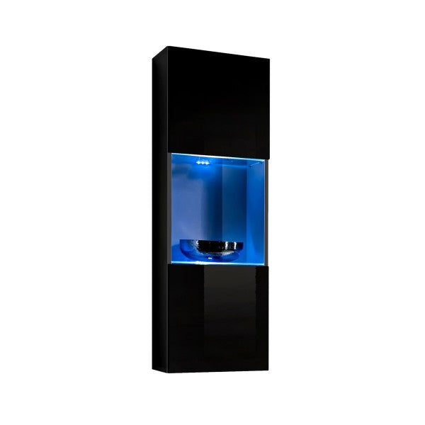 FLY 22 hanging display with a lit window, gloss black — vue 2