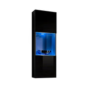 FLY 22 hanging display with a lit window, gloss black — vue 2