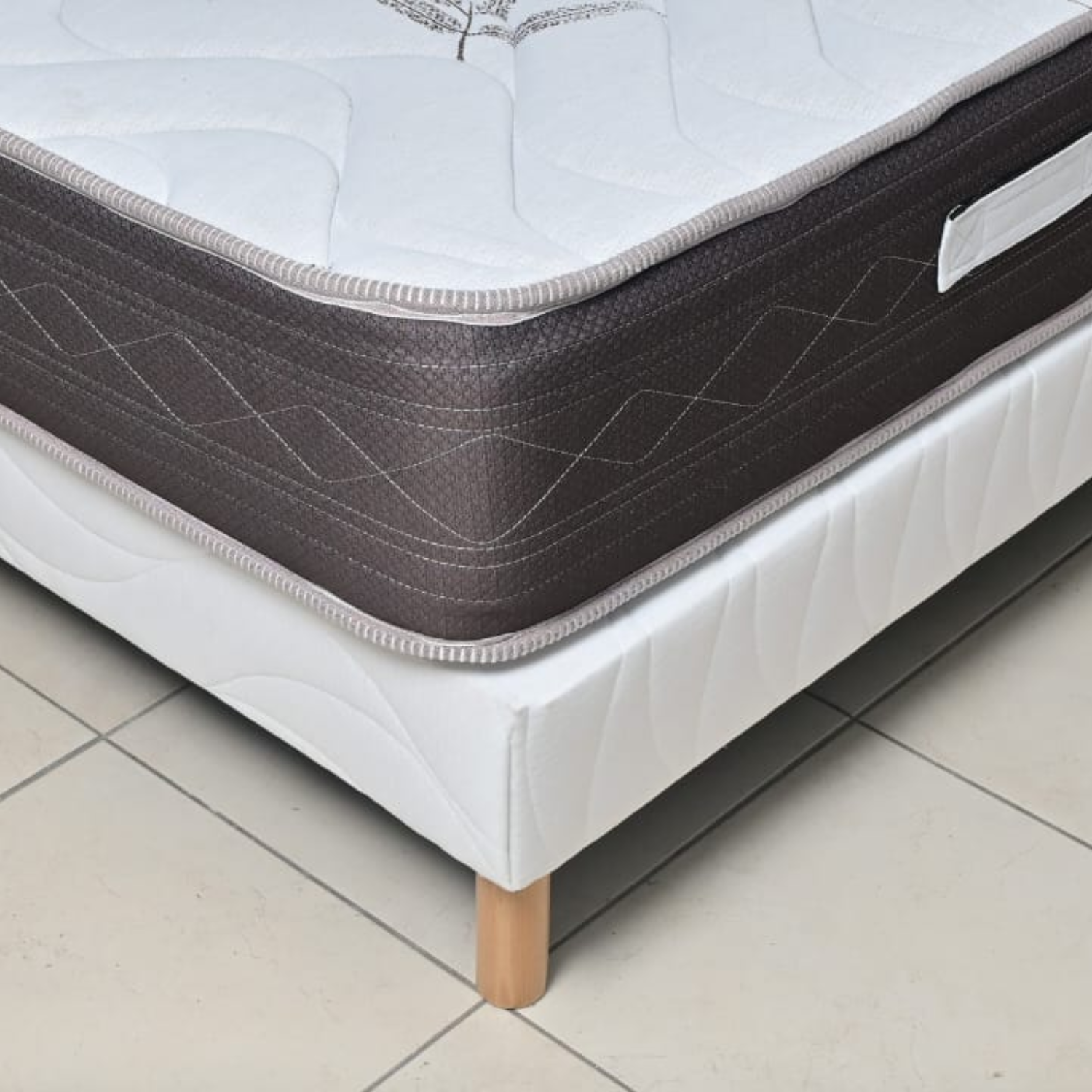 Matelas  25 cm – Mousse Haute Densité 5 Zones, Confort Ergonomique et Hypoallergénique