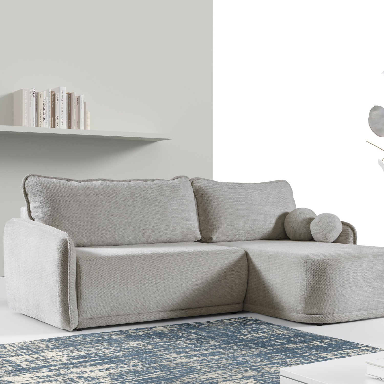 Canapé d’angle convertible – Design moderne, confort optimal et couchage pratique