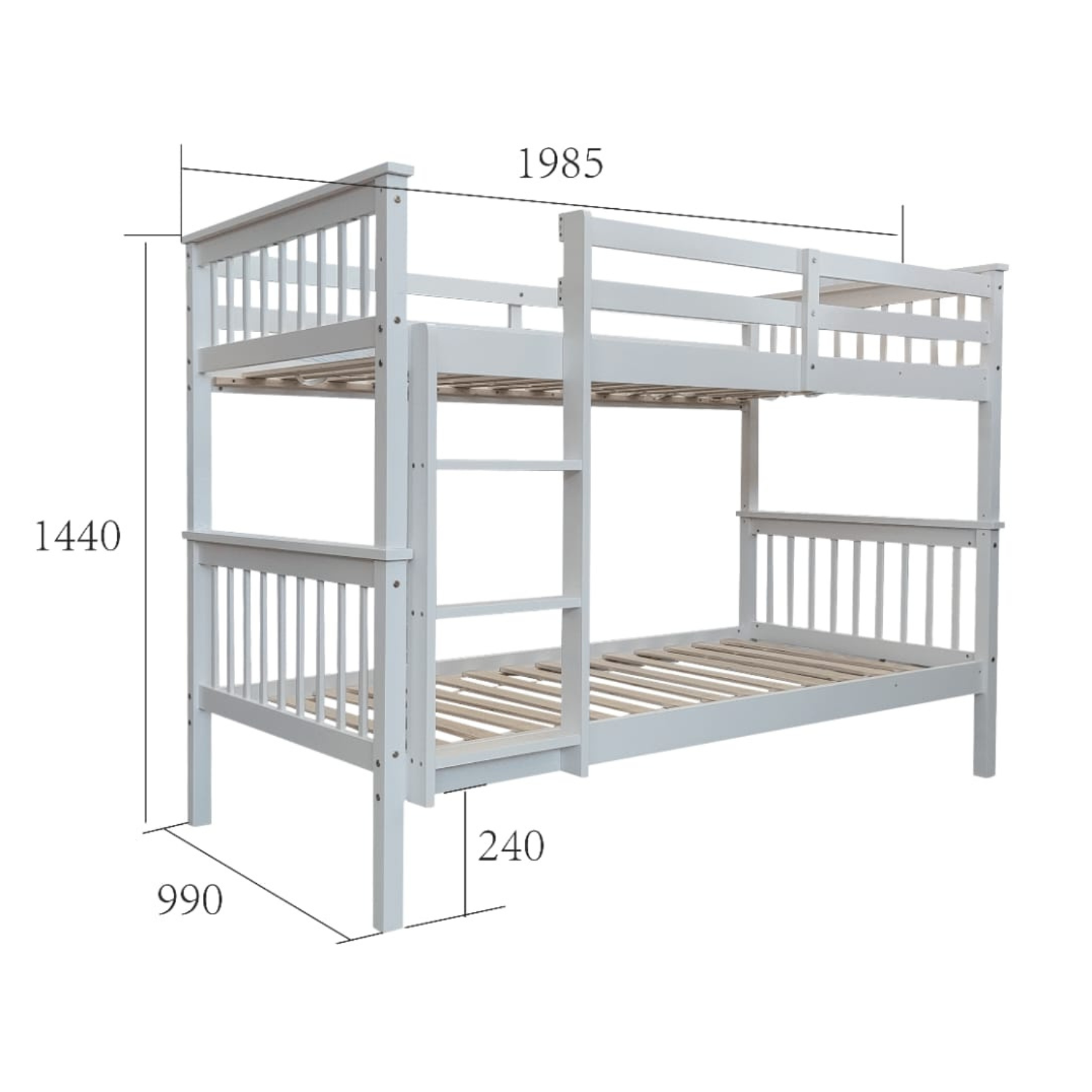 Lit superposé en bois Modèle 2+1 et 1+1