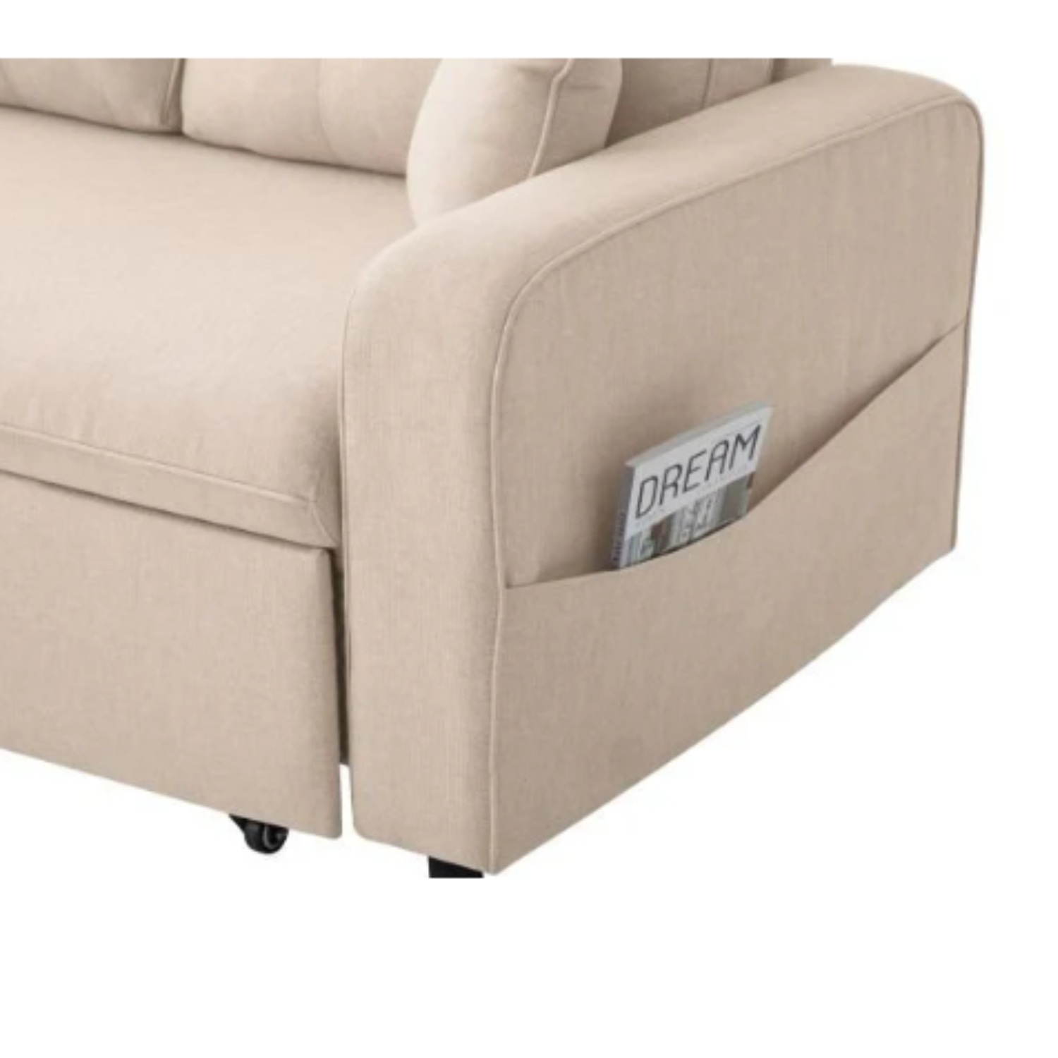 Canapé d'angle  convertible réversible en tissu