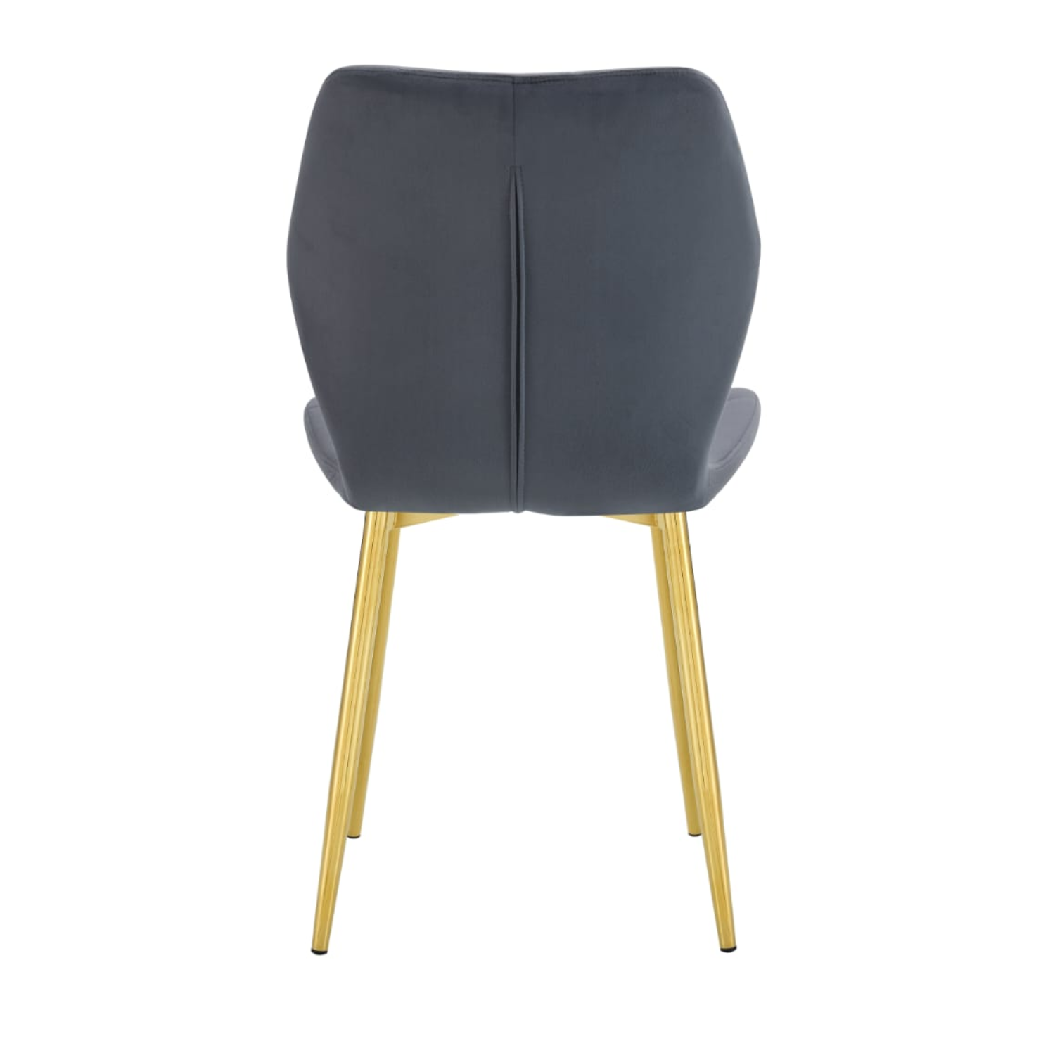 Chaise  en Velours avec Pieds Métal Noir