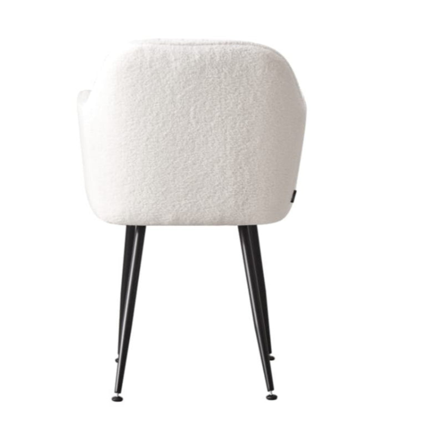 Chaise en similicuir doudou ou  velours avec piètement en acier