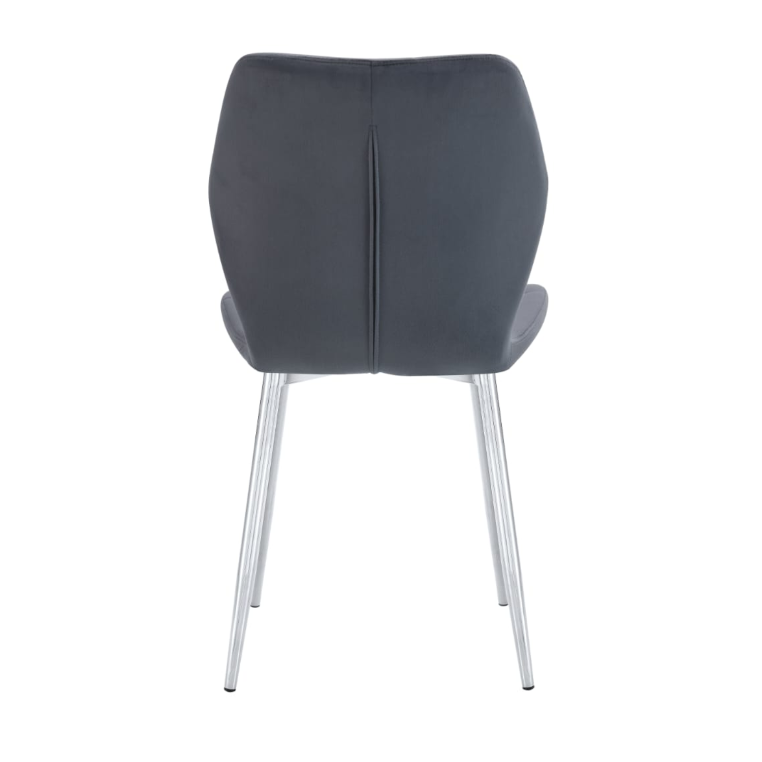 Chaise  en Velours avec Pieds Métal Noir