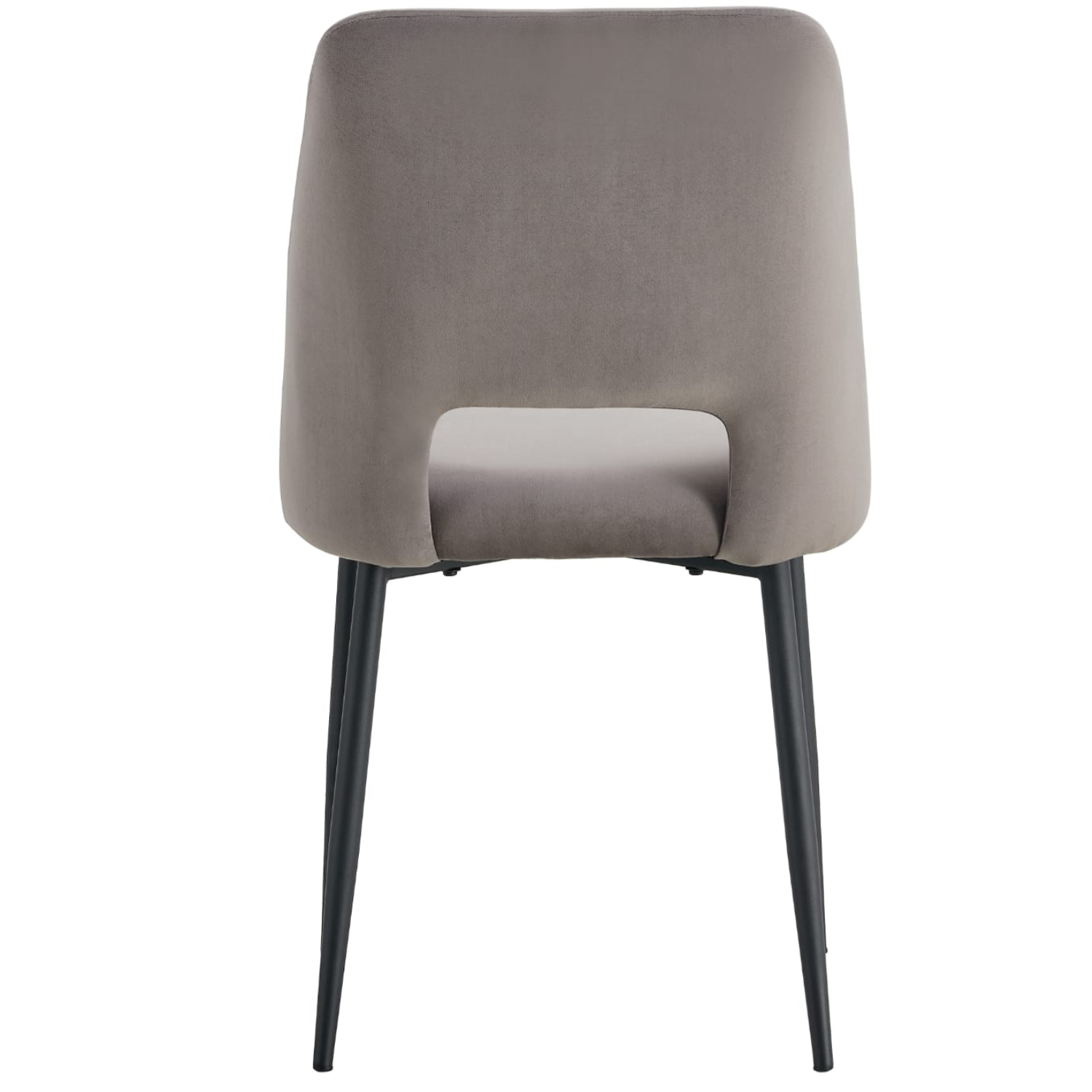 Chaise en  Tissu Doudou, Velours ou Sergé – Pieds Métal Noir ou Chrome