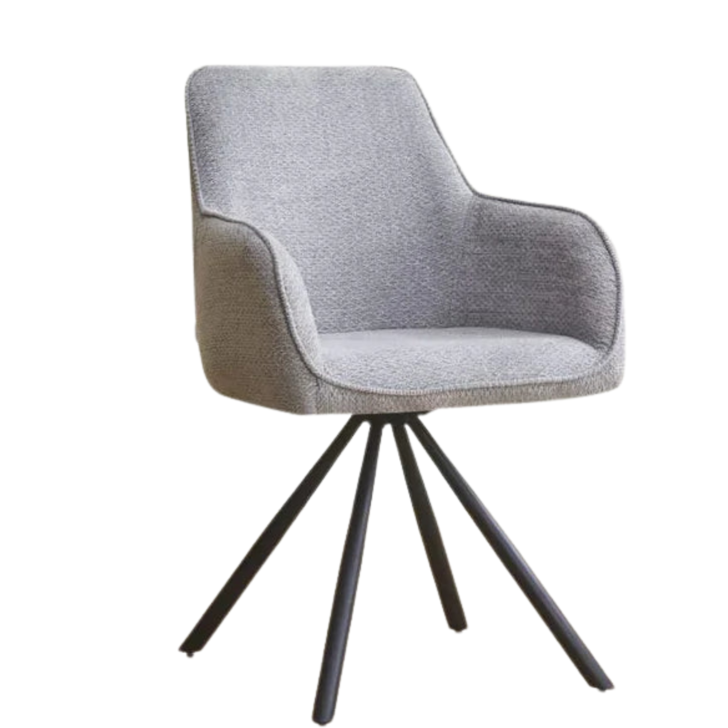 Chaise en tissu taupe, écru ou gris avec pieds métal noir ou doré – Design moderne et confortable
