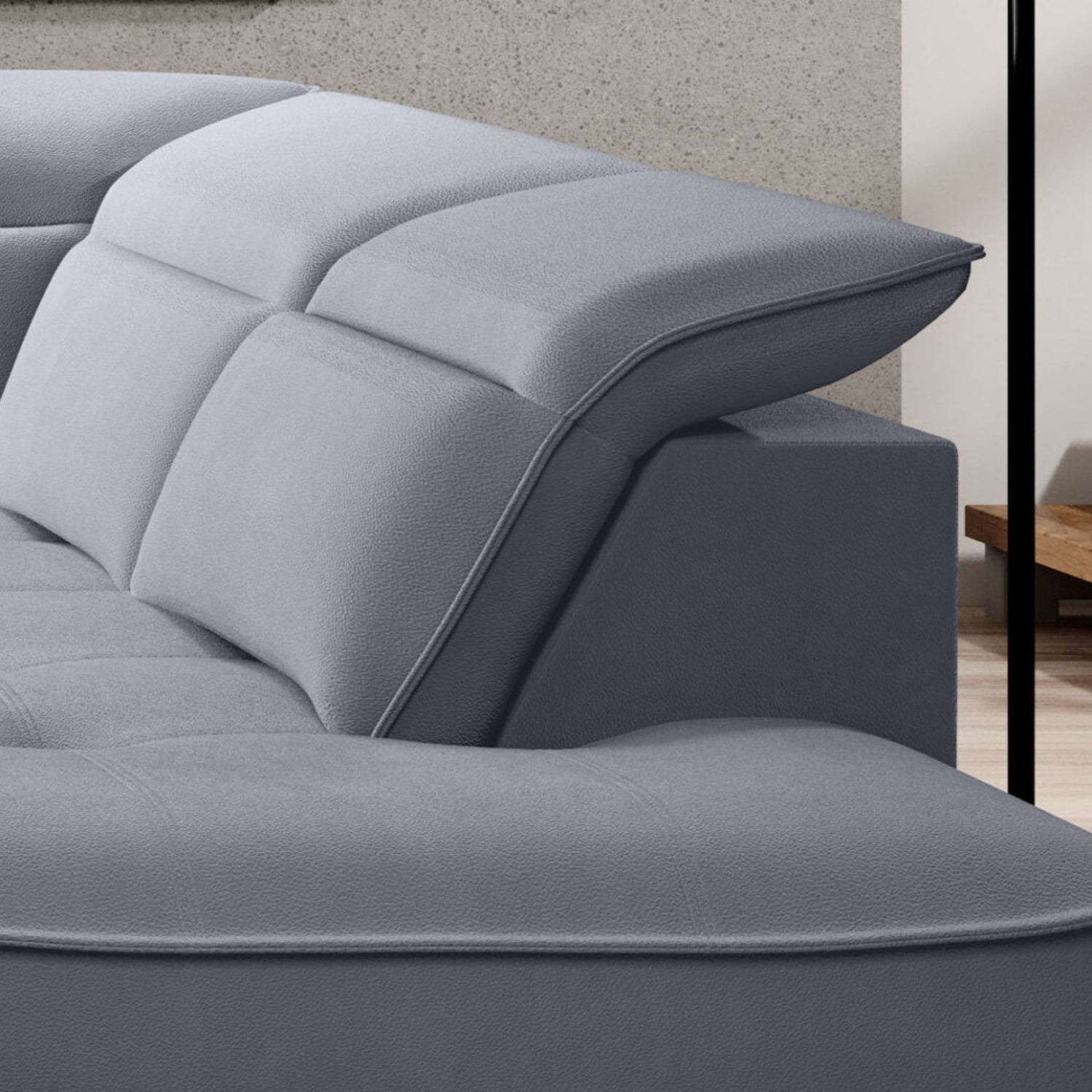 Canapé d'Angle Convertible - Design Moderne, Confort Optimal, Disponible en 3 Tailles | Canapé Réversible avec Coffre de Rangement