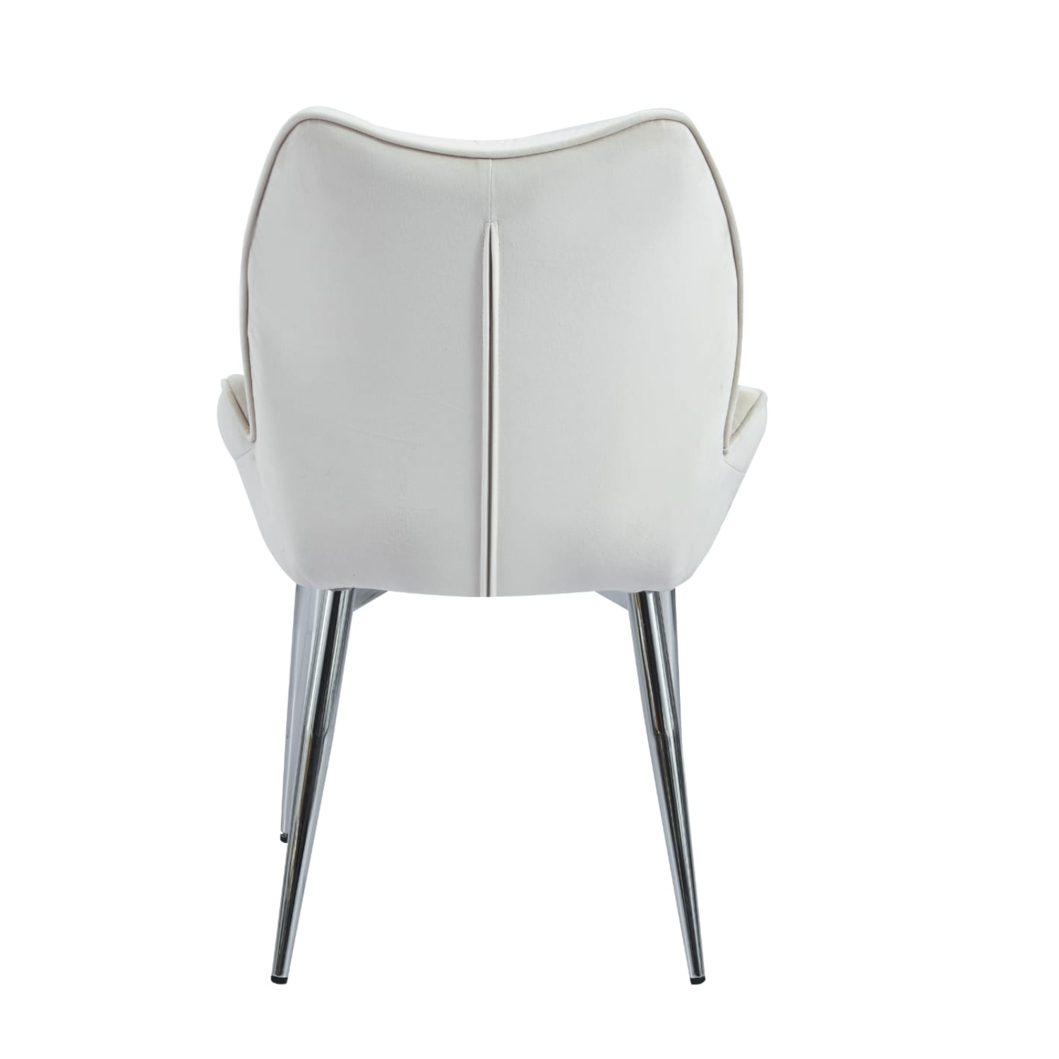chaise  Assise ergonomique en velours & pieds métal