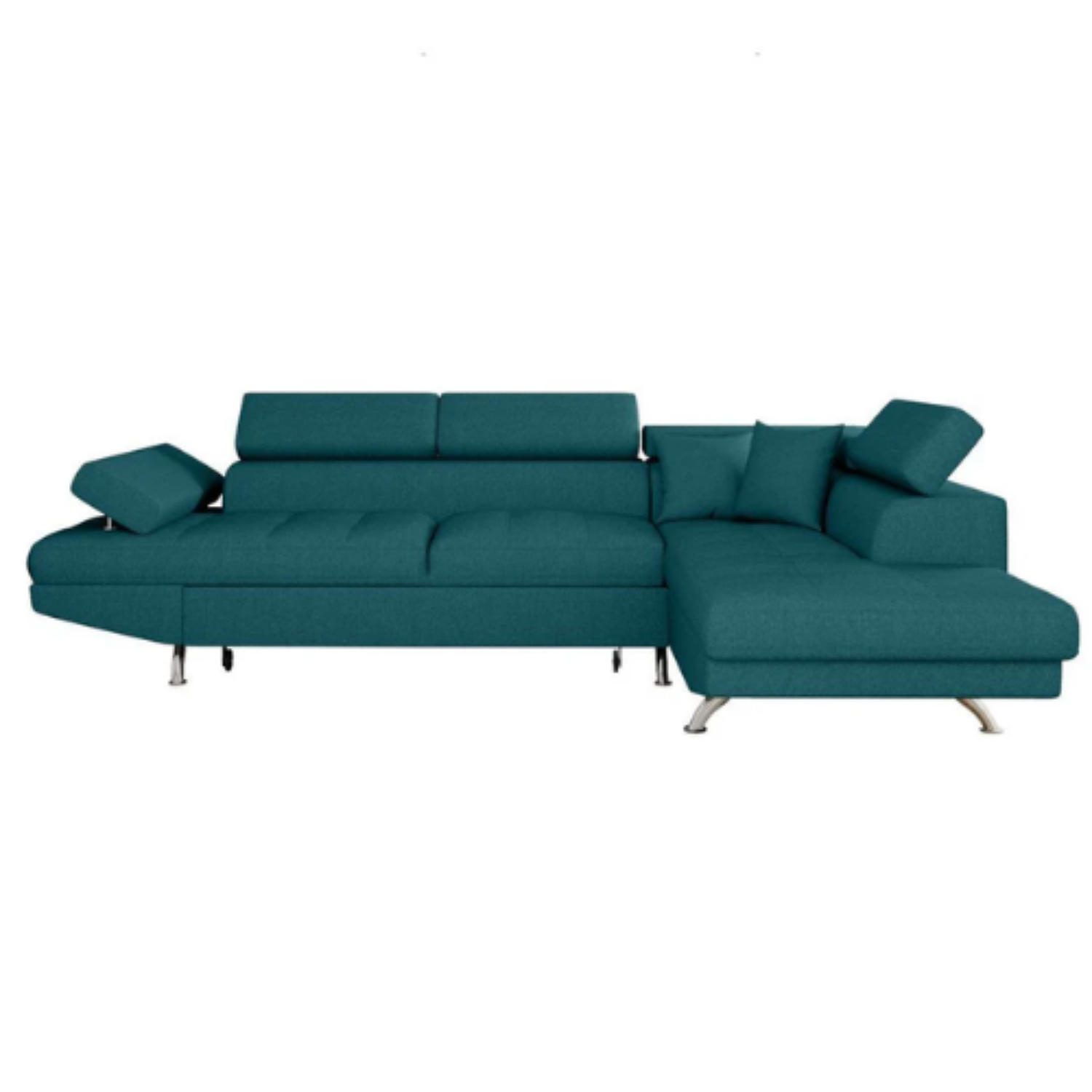 Canapé d'angle  convertible panoramique 5 places avec coffre – Confort, design et praticité au quotidien