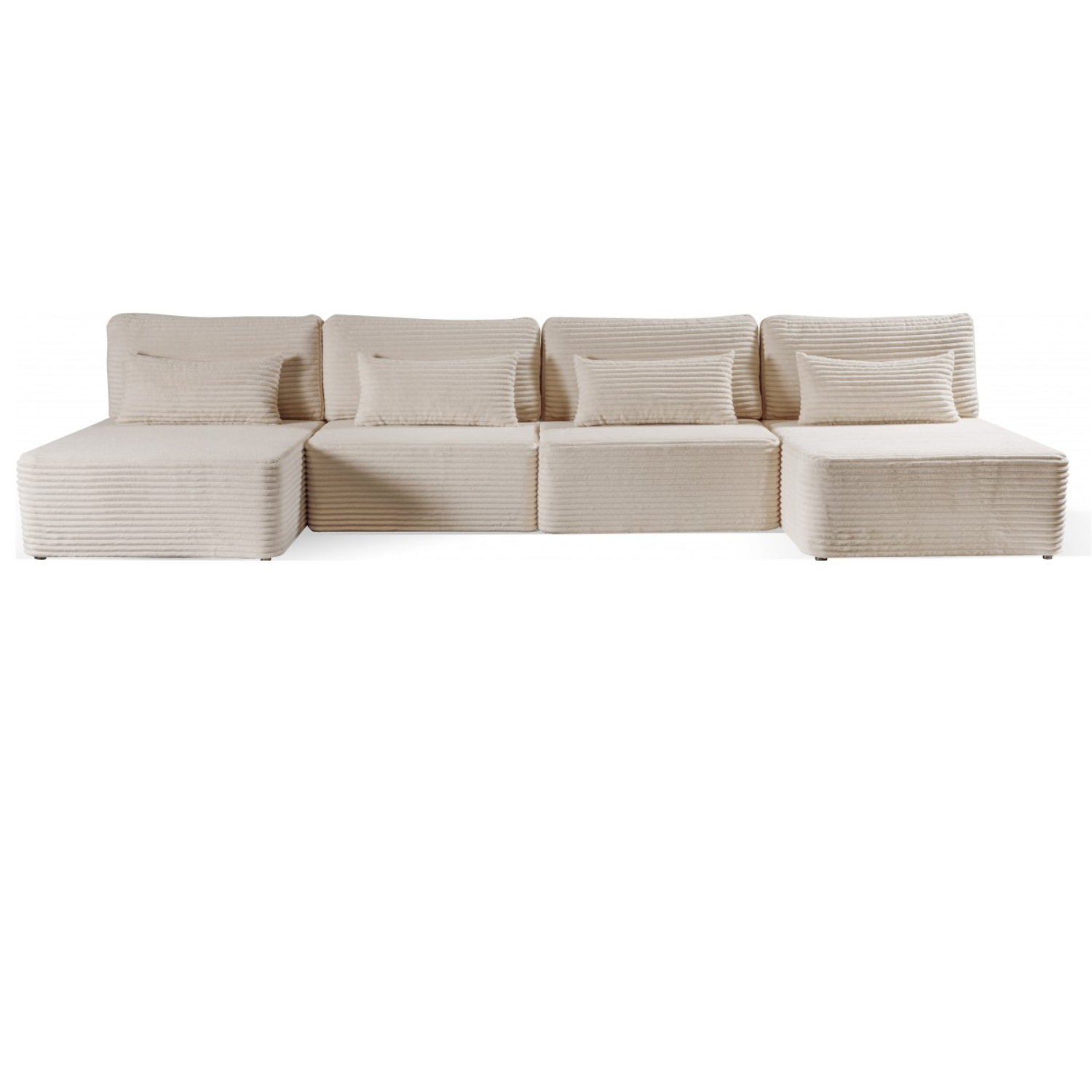 Canapé d’Angle MAXI U- – Convertible avec Coffre, 427 cm