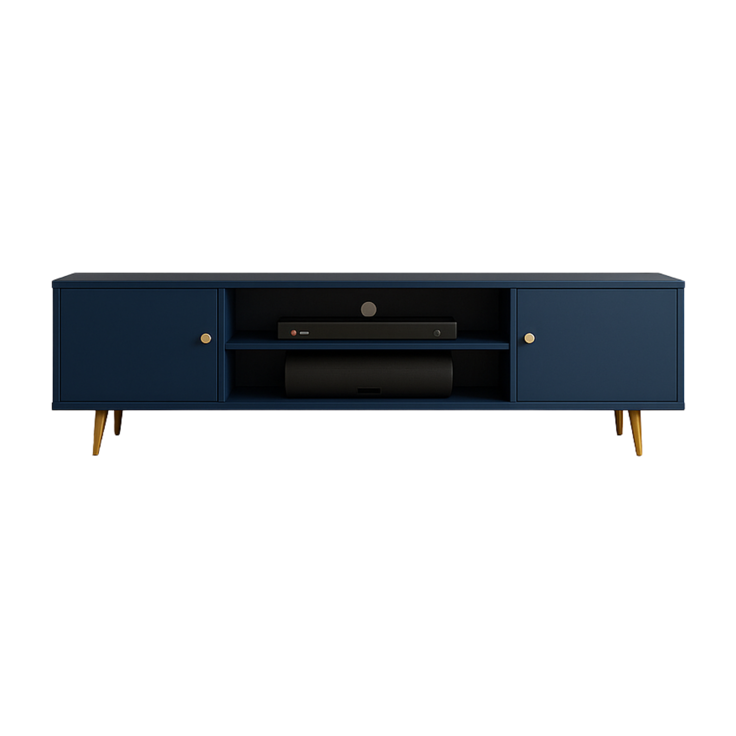 Meuble TV Labrador avec Bordure ABS - Design Moderne et Résistant aux Rayures