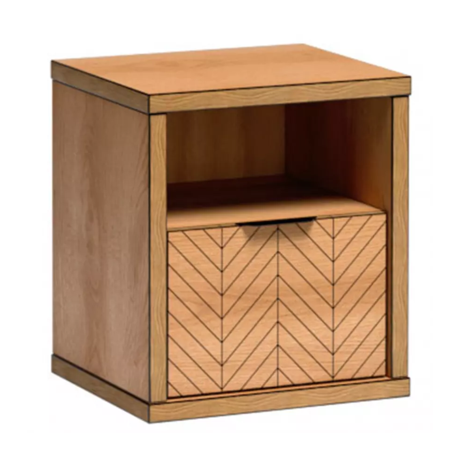Table de Chevet en Chêne Caramel