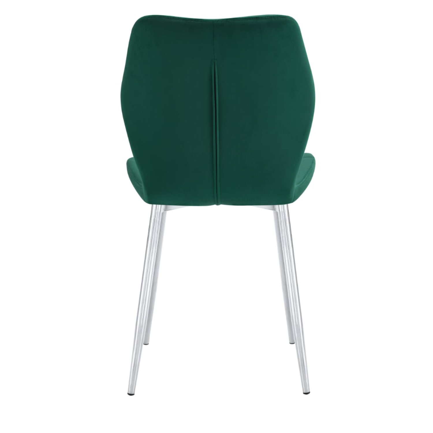 Chaise  en Velours avec Pieds Métal Noir