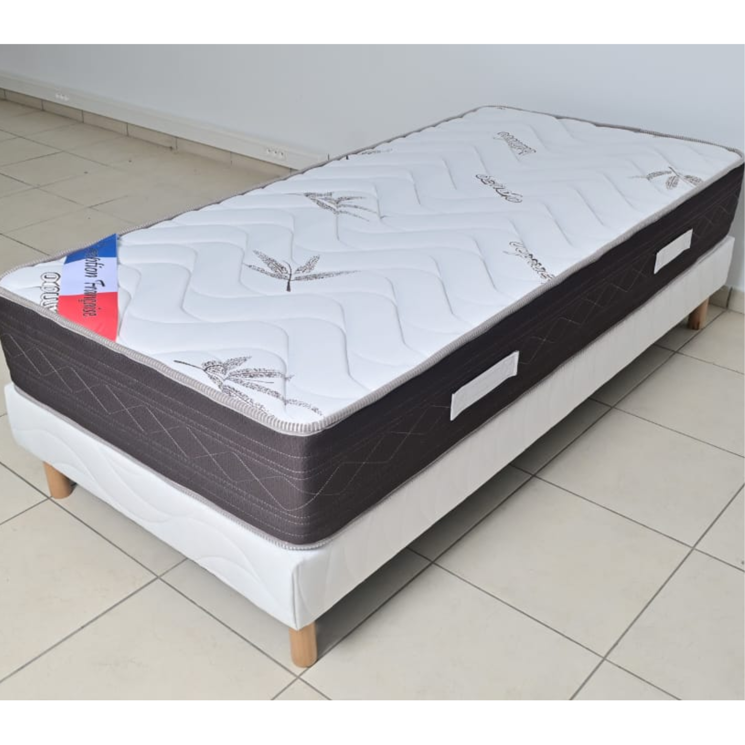 Matelas  25 cm – Mousse Haute Densité 5 Zones, Confort Ergonomique et Hypoallergénique