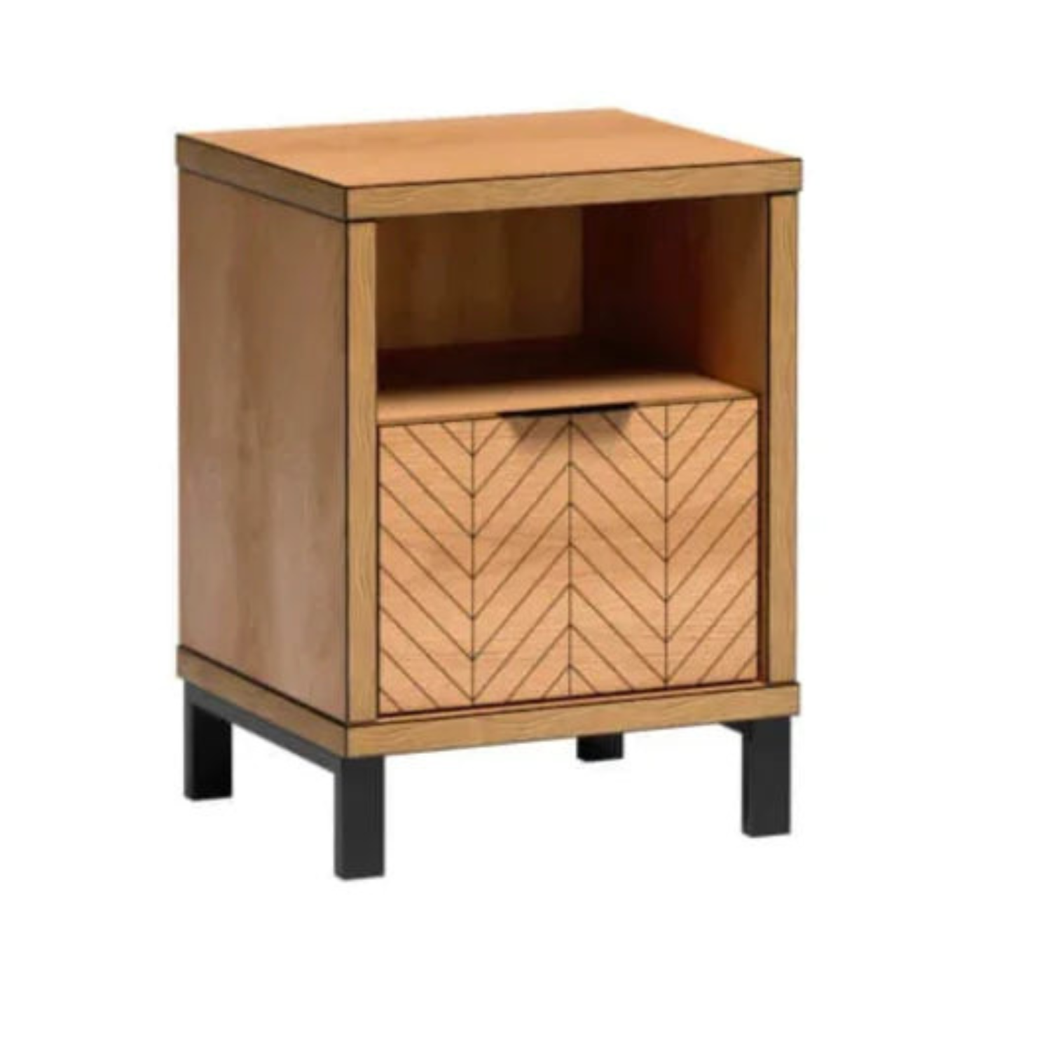 Table de Chevet en Chêne Caramel