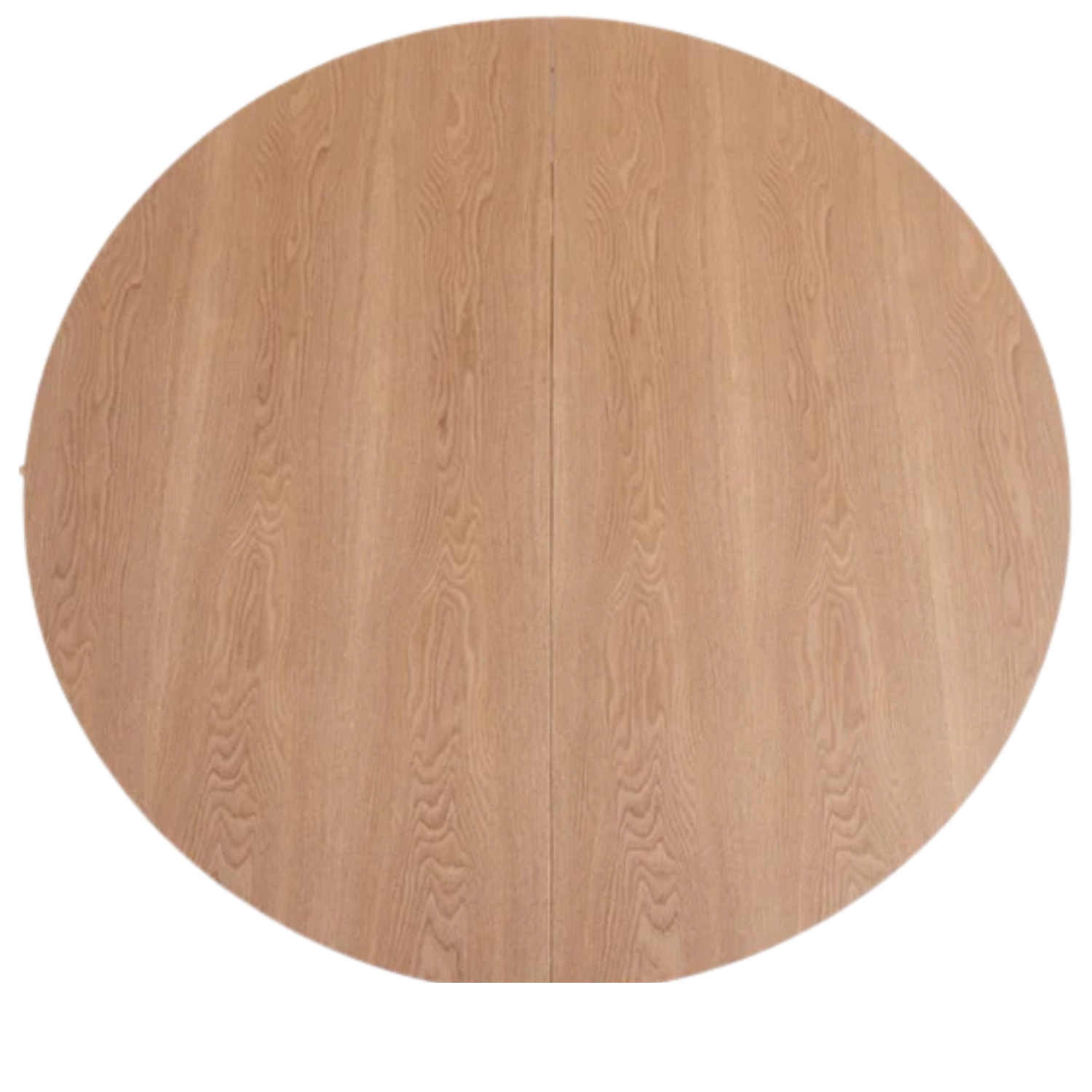 Table à Manger Extensible – Chêne Naturel & Piètement en Métal Noir