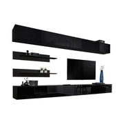 FLY I1 wall unit, noir brillant