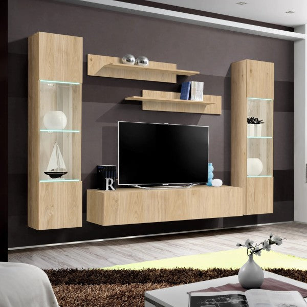 FLY A3 wall unit, hickory Jackson