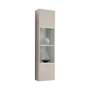 FLY 42 wall hung cabinet with a lit window, Kaszmir