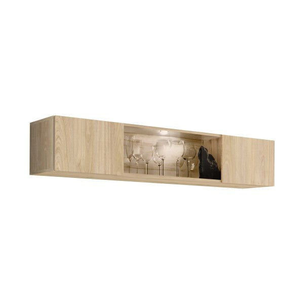 FLY 52 horizontal display cabinet, hickory Jackson