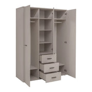 Armoire SIGMA 135 cm, Three Doors and a Mirror — vue 2