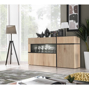 Commode CROSS 150 cm avec éclairage LED, hickory Jackson — vue 2