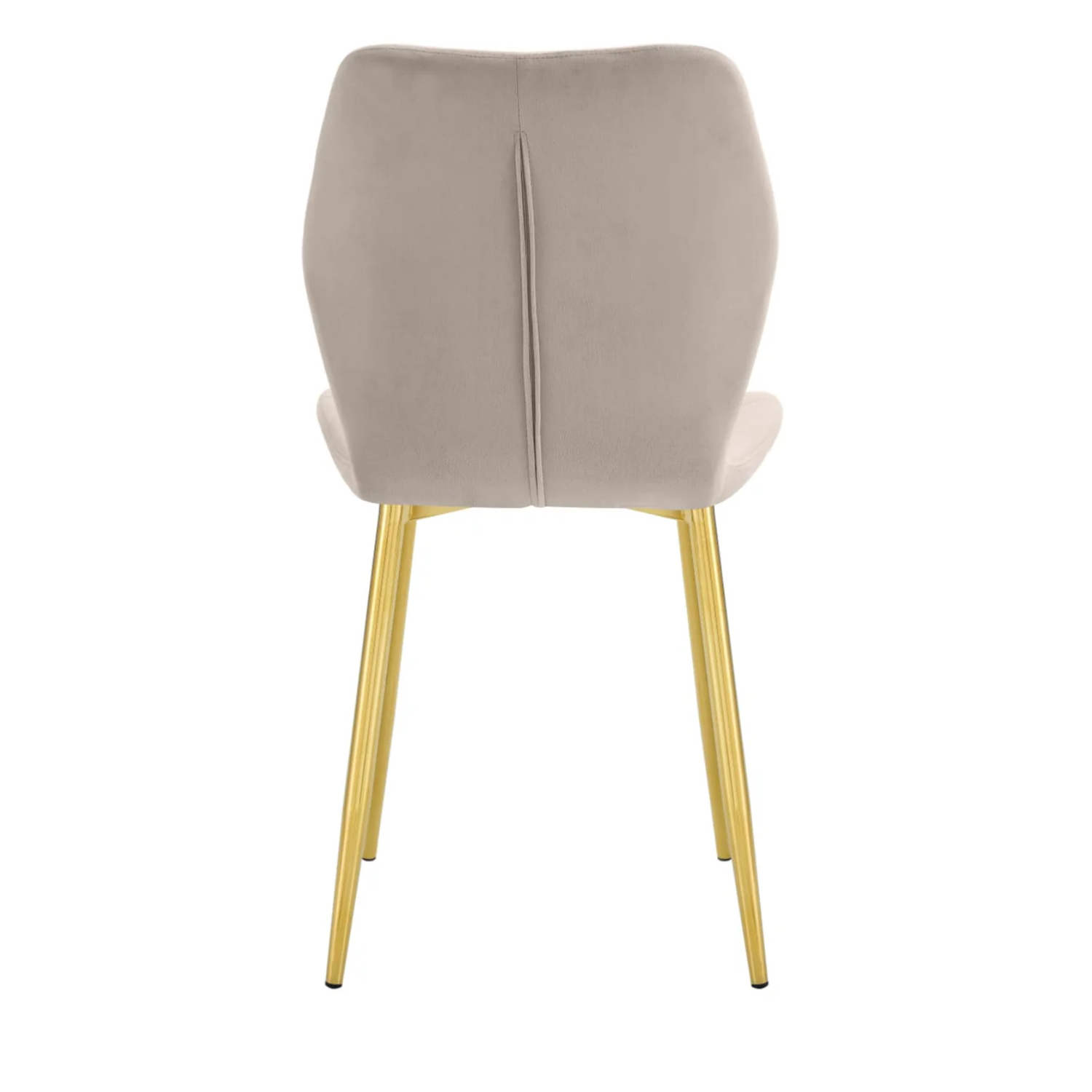 Chaise  en Velours avec Pieds Métal Noir