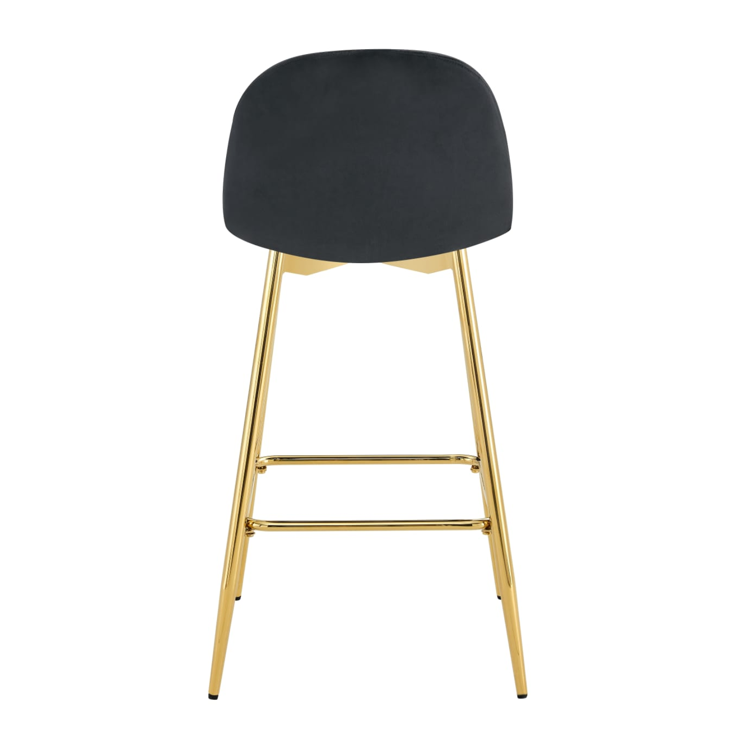 Tabouret de bar élégant en velours et métal doré – Chic, Confort et Style Scandinave