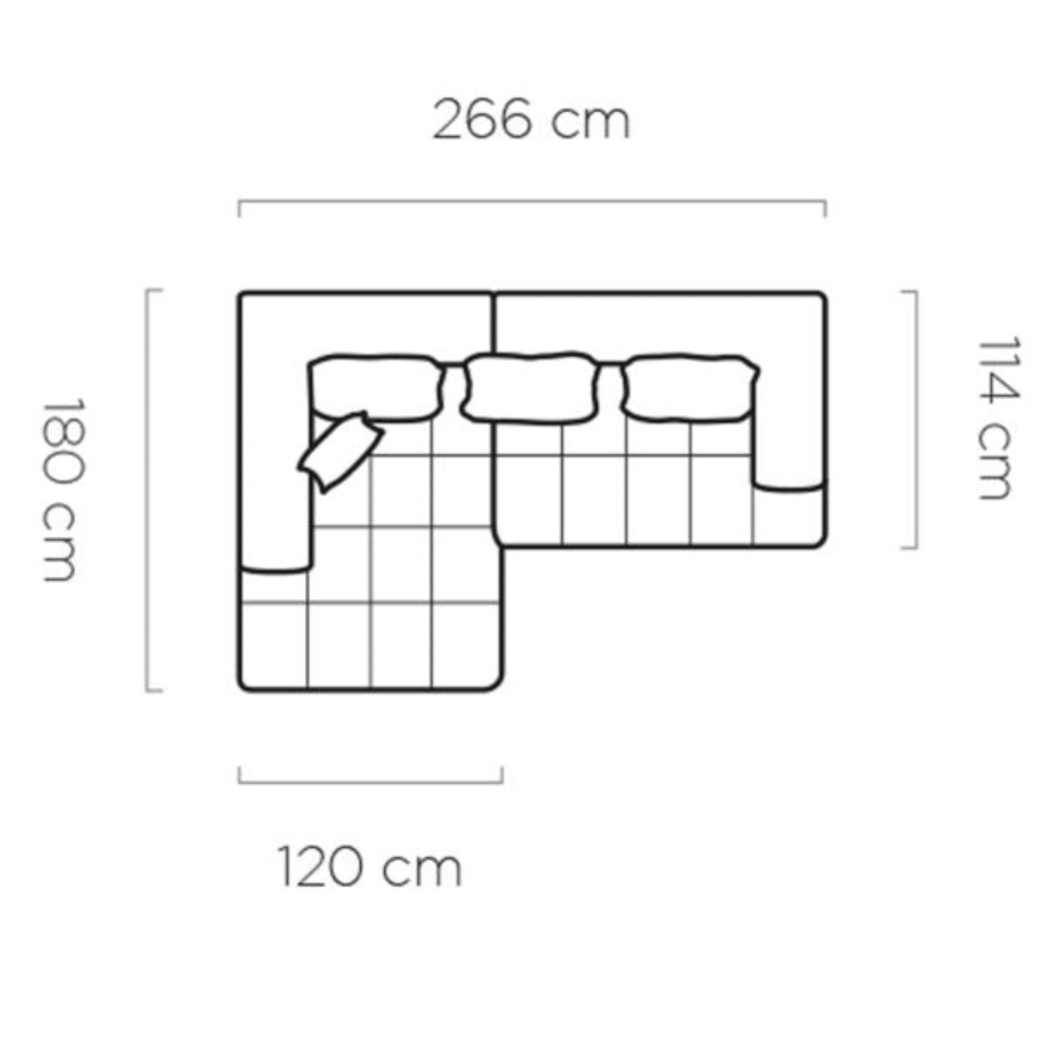 Canapé d’angle moderne avec réglage électrique de la profondeur d’assise