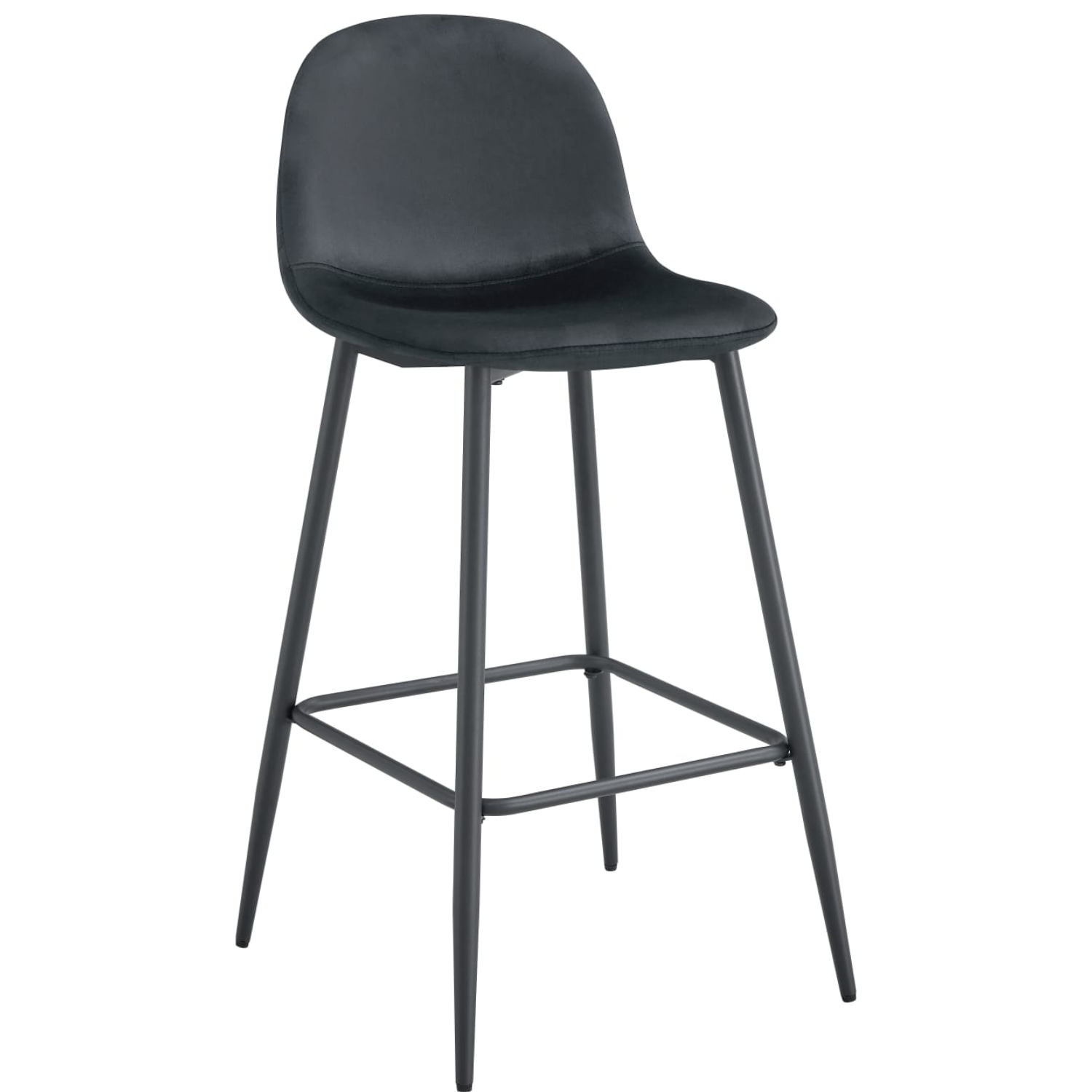 Tabouret de bar élégant en velours et métal doré – Chic, Confort et Style Scandinave