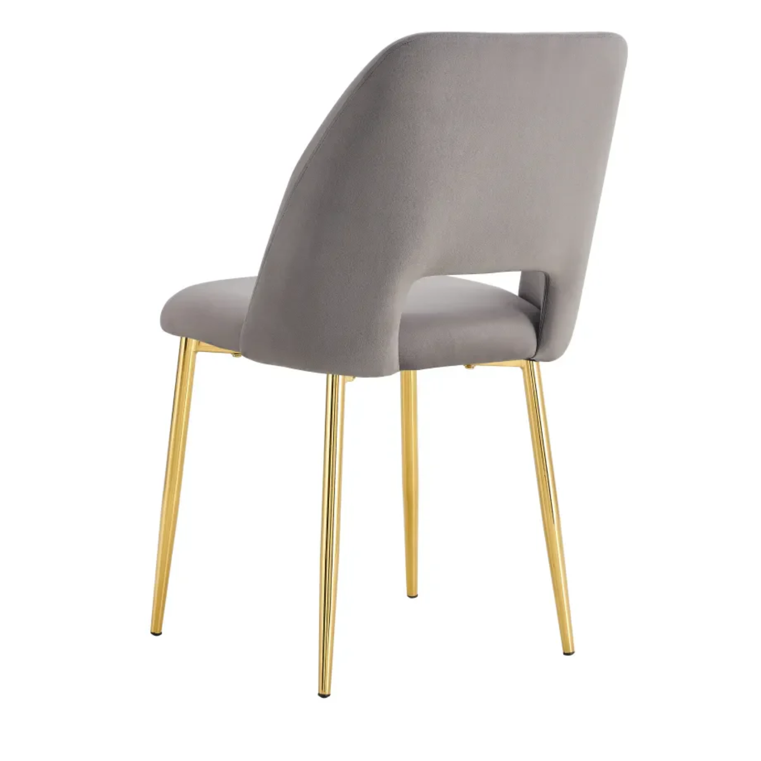 Chaise en  Tissu Doudou, Velours ou Sergé – Pieds Métal Noir ou Chrome