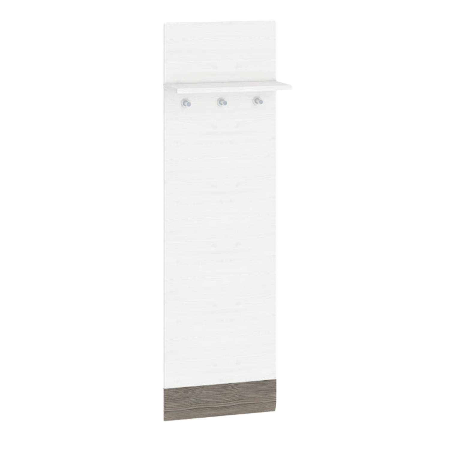 Cintre en Pin des Neiges et MDF Gris Neuf avec Bordure ABS