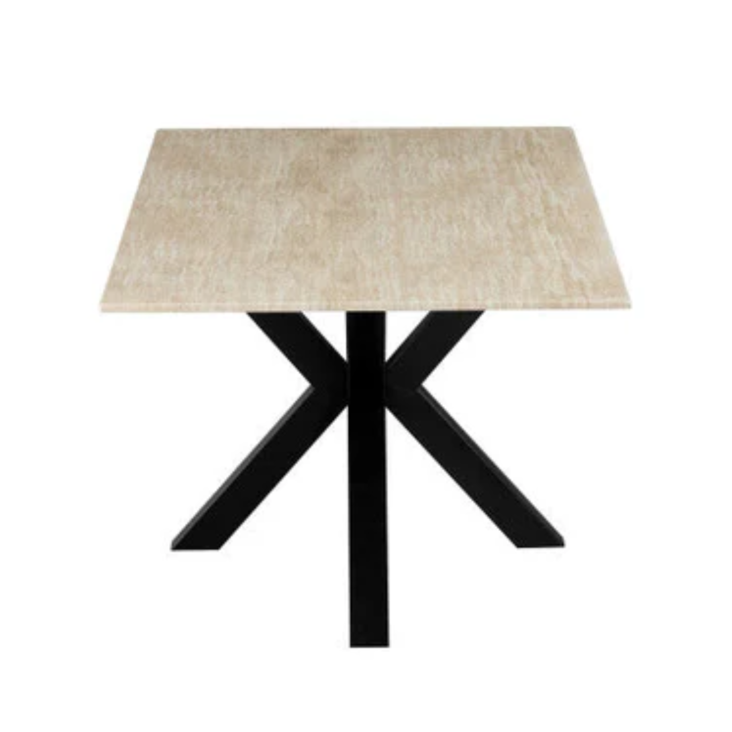 Table à Manger en Marbre Artificiel avec piétement en acier