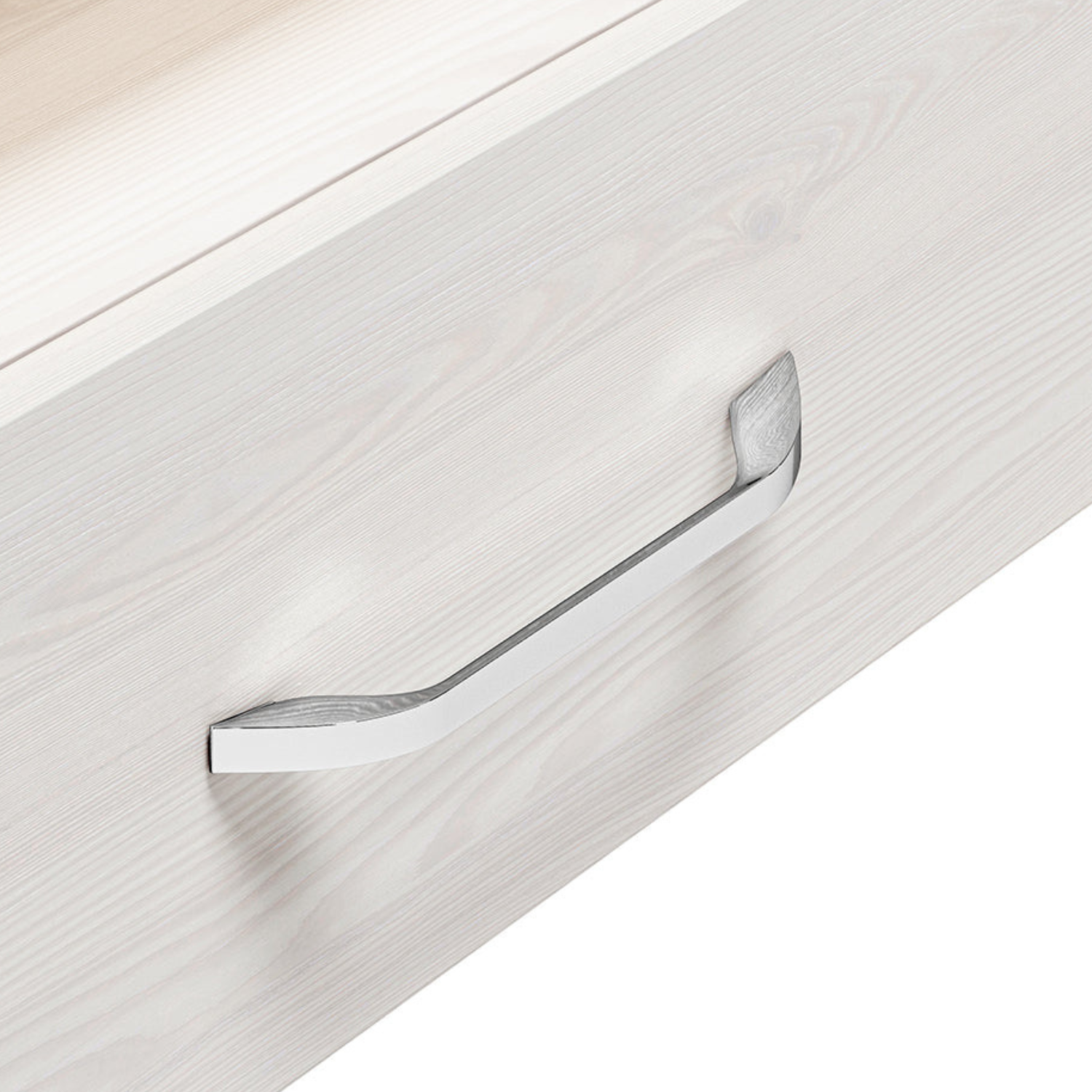 Meuble TV moderne – Pin Enneigé – Design épuré et durable – Compartiments de rangement pratiques