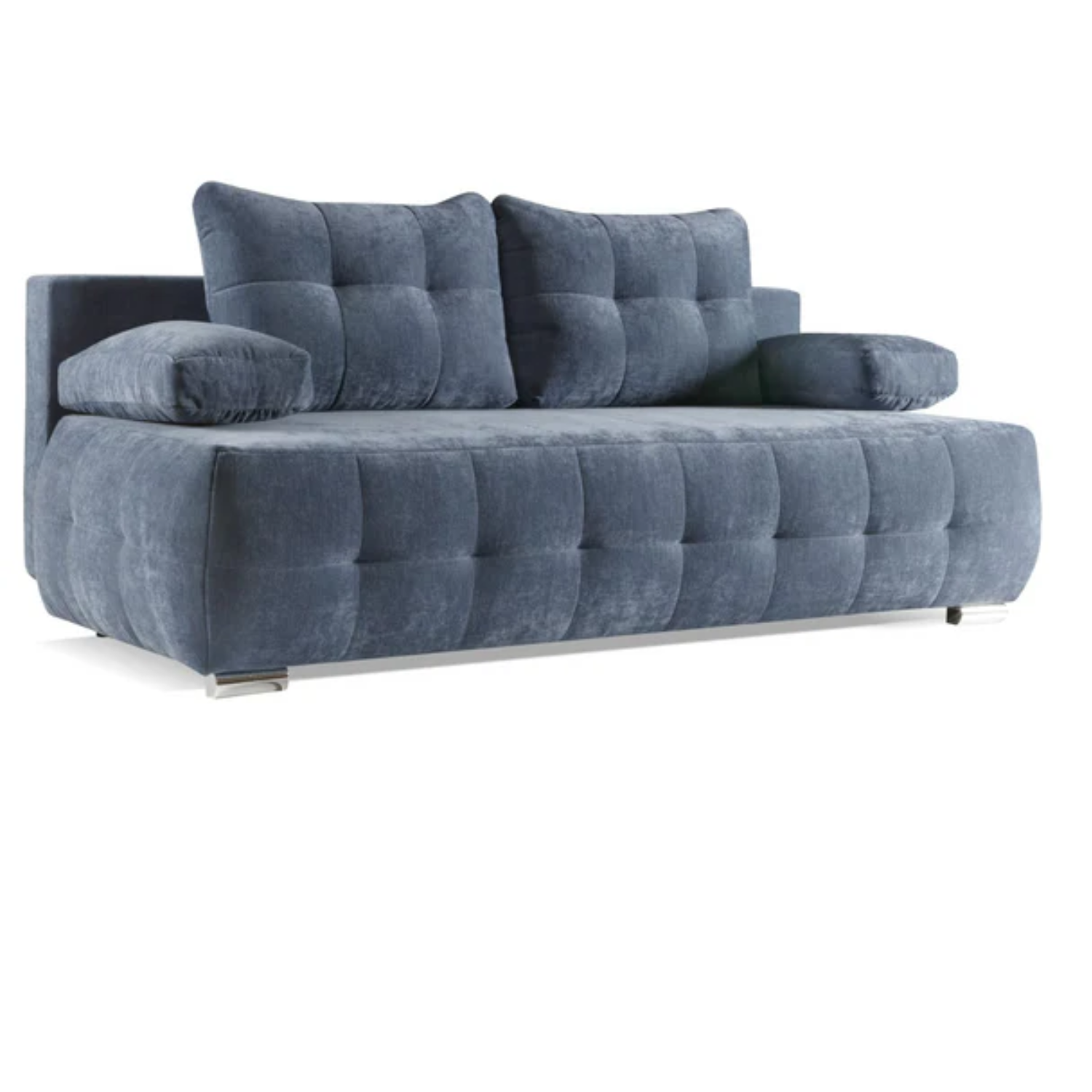 Canapé-lit matelassé  211 cm sans côtés avec fonction couchage, coffre