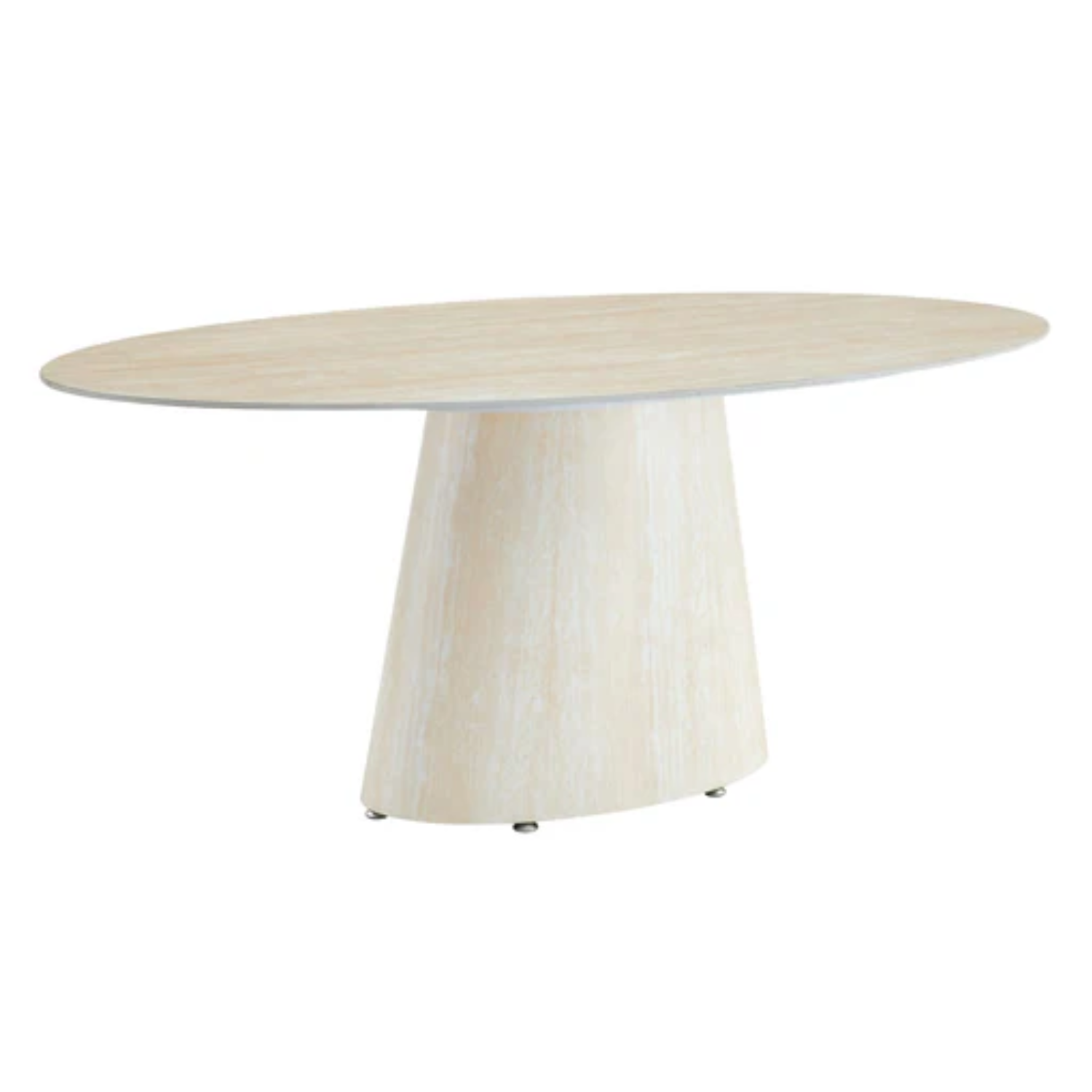 Table à manger repas  – Céramique effet travertin – 180 cm