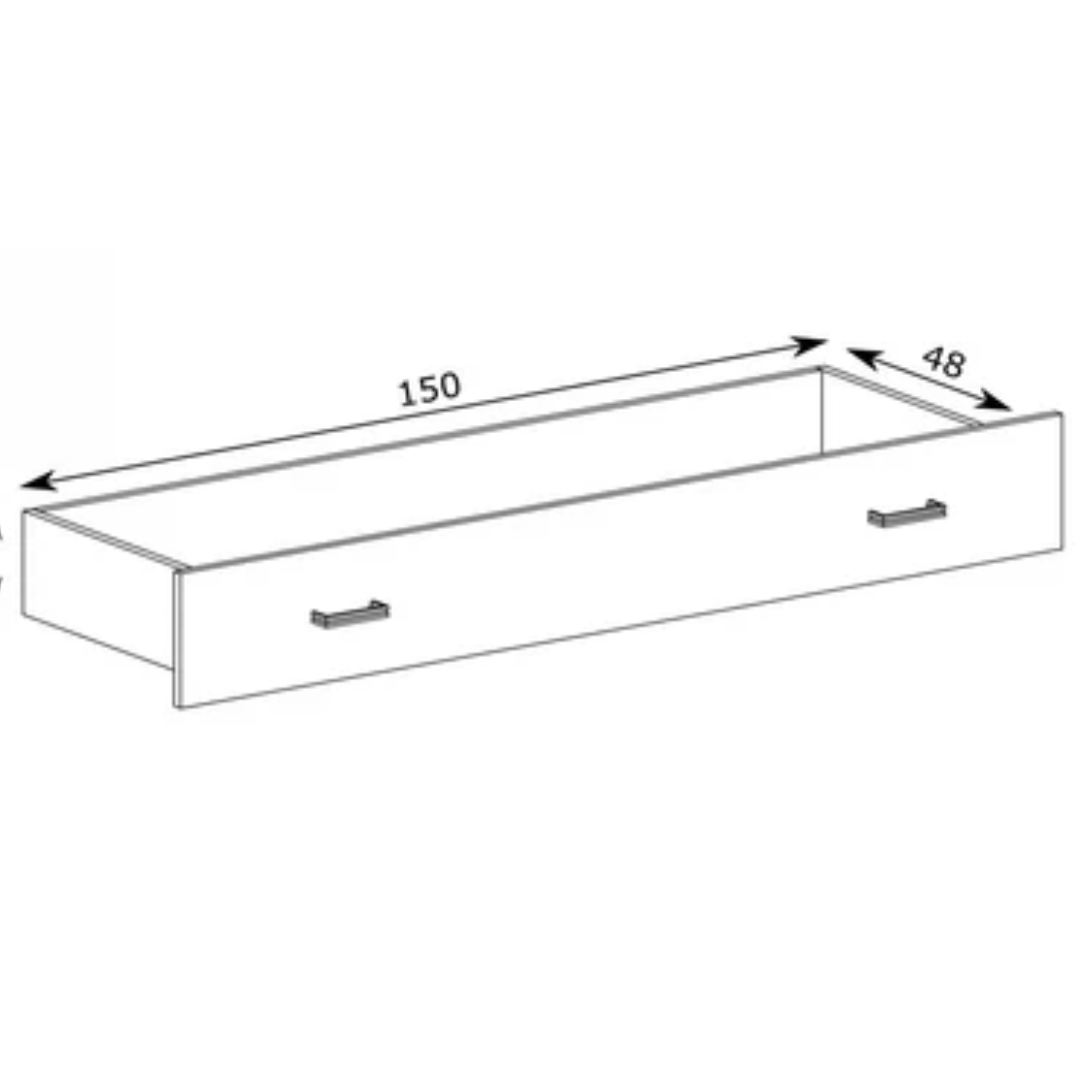 Tiroir simple compatible avec le lit A-5