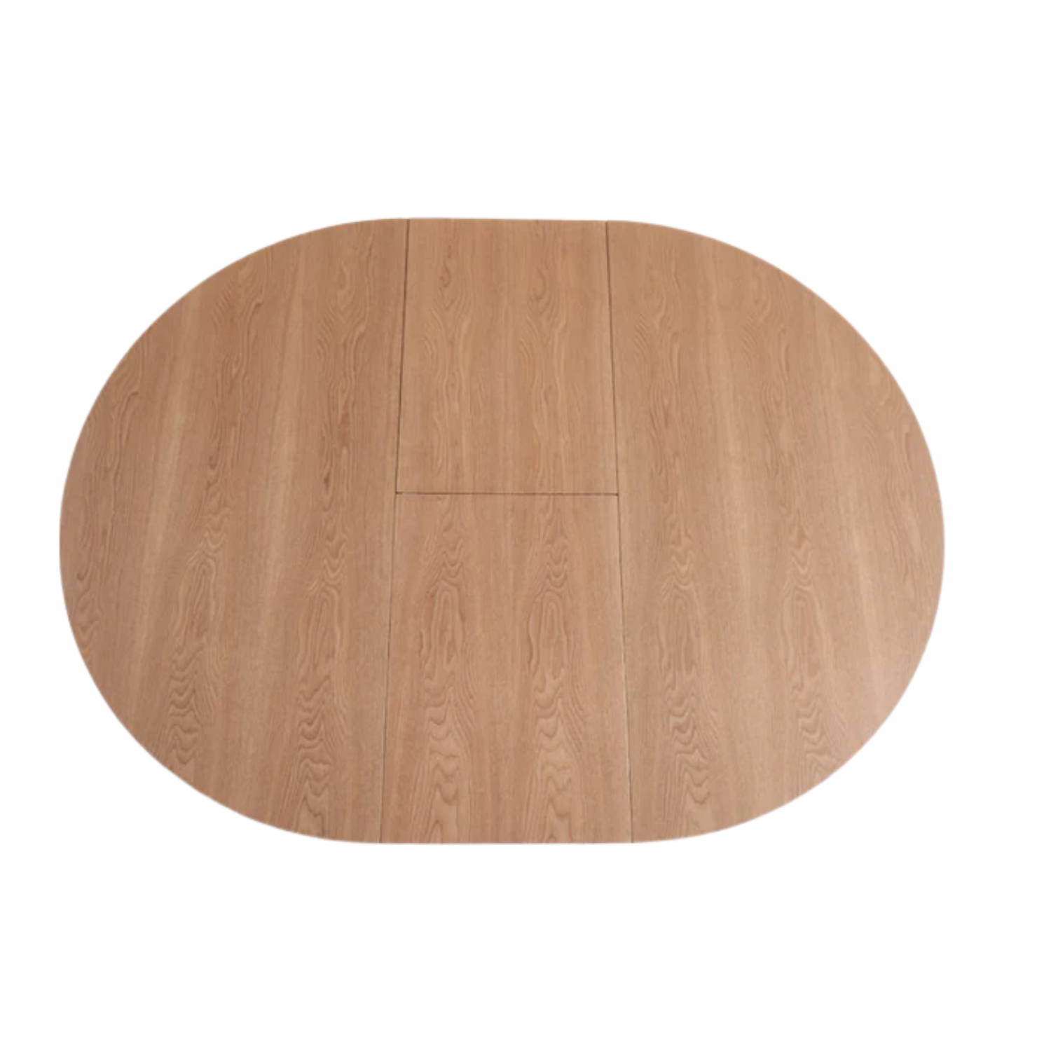 Table à Manger Extensible – Chêne Naturel & Piètement en Métal Noir